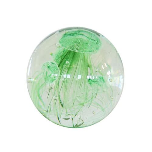 Paperweight-Green-jellyfish-ball-12cm
